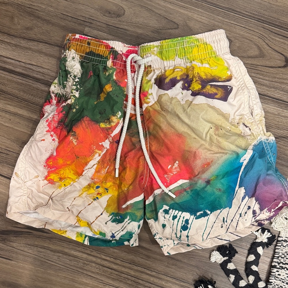 Vilebrequin Multicolor Splash Men's Athletic Shorts